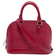 Louis Vuitton Fuchsia Epi Leder-Tasche Nano Alma