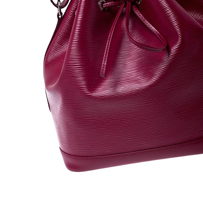 Louis Vuitton Fuchsia Epi Leather Petit Noe Bag 2