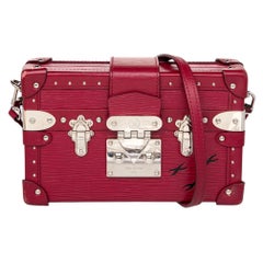 Louis Vuitton Fuchsia Epi Leather Petite Malle Bag