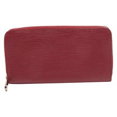 Louis Vuitton Fuchsia Epi Leather Zippy Wallet