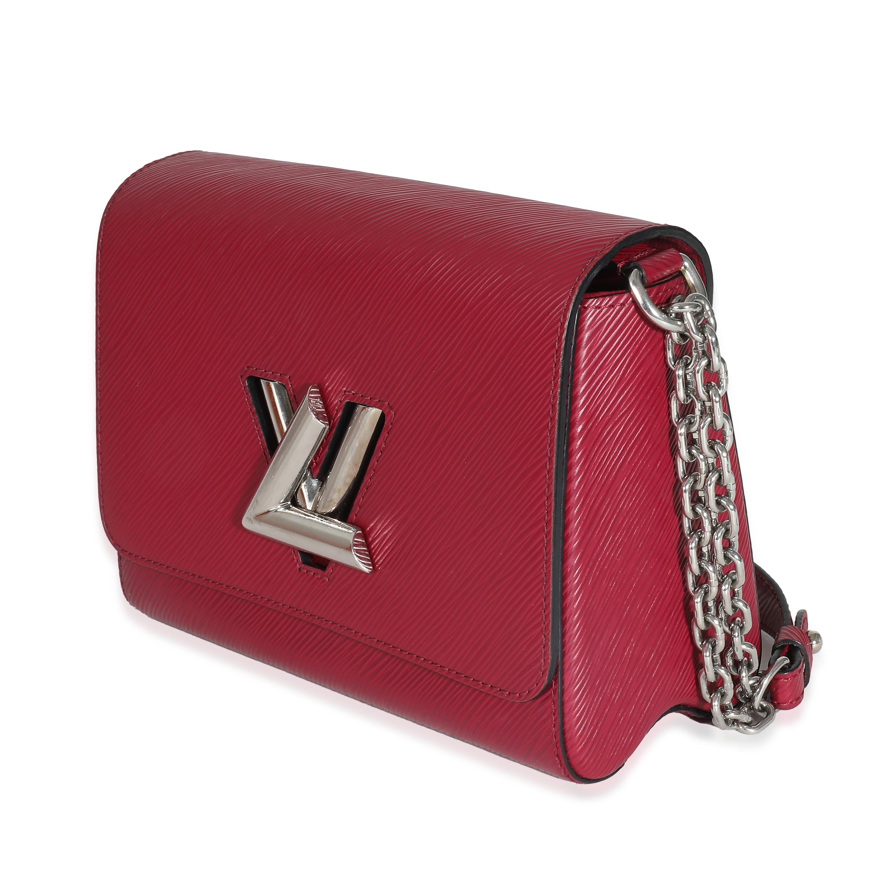Louis Vuitton Fuchsia Epi Twist MM In Excellent Condition For Sale In New York, NY