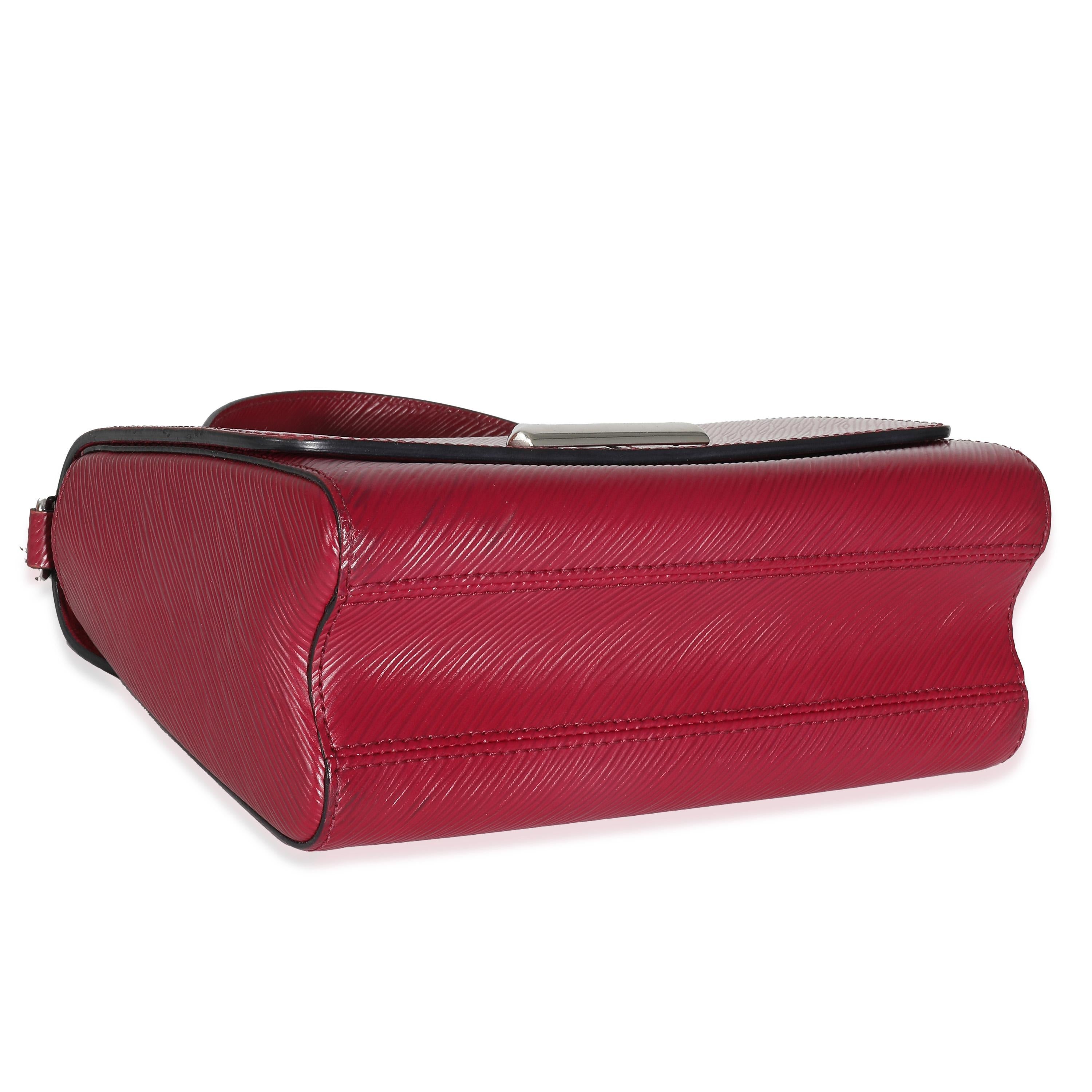Louis Vuitton Fuchsia Epi Twist MM For Sale 1