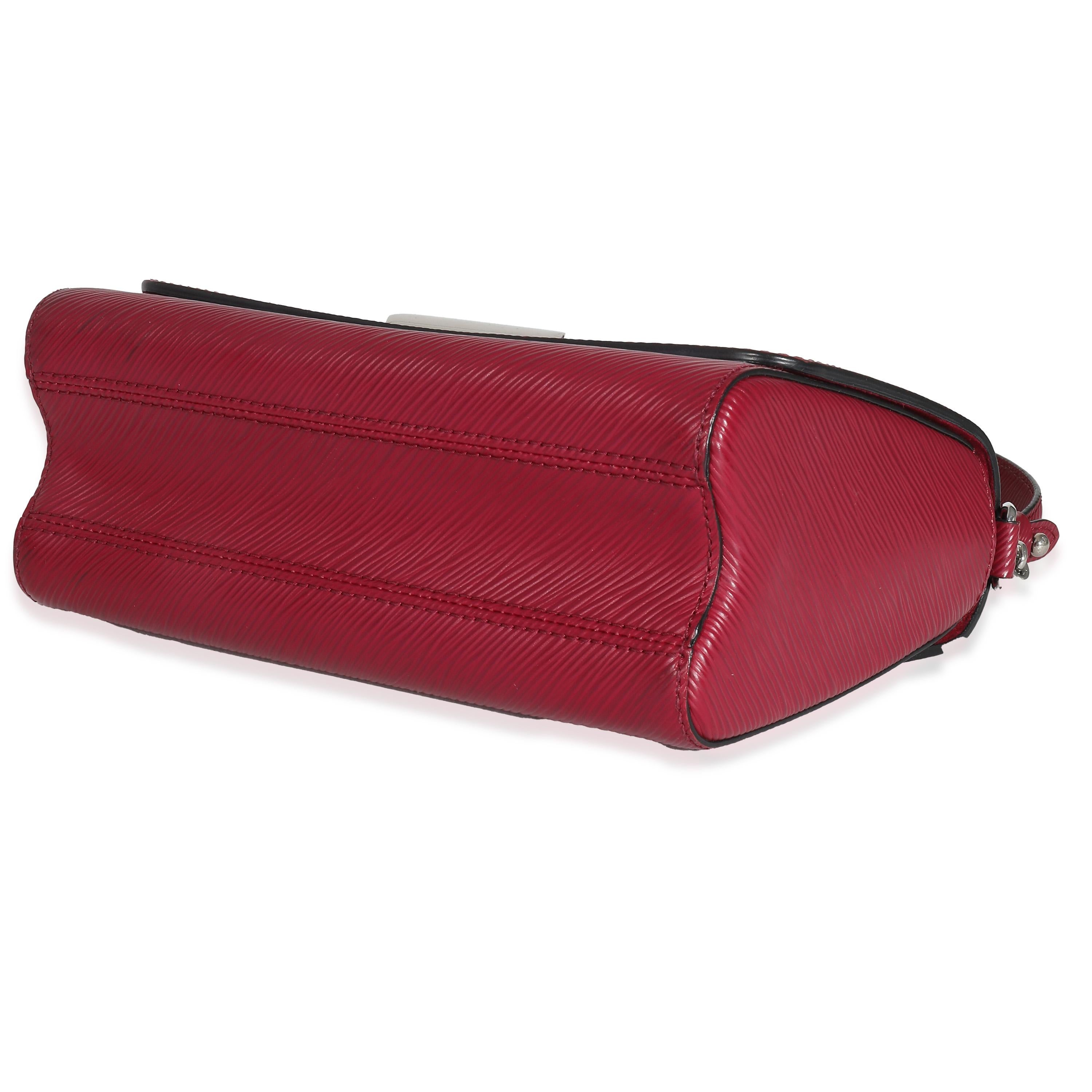 Louis Vuitton Fuchsia Epi Twist MM For Sale 2