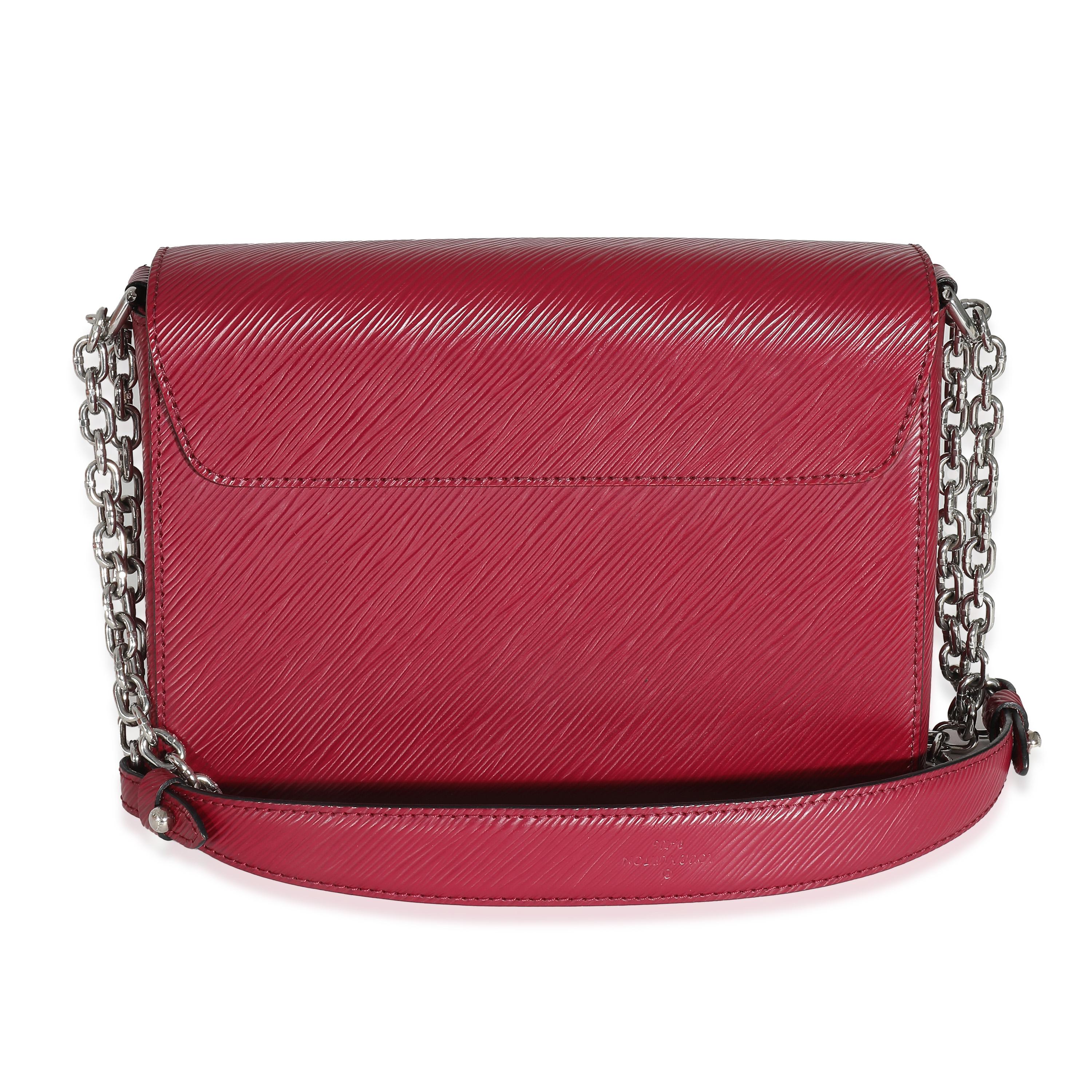 Louis Vuitton Fuchsia Epi Twist MM For Sale 3