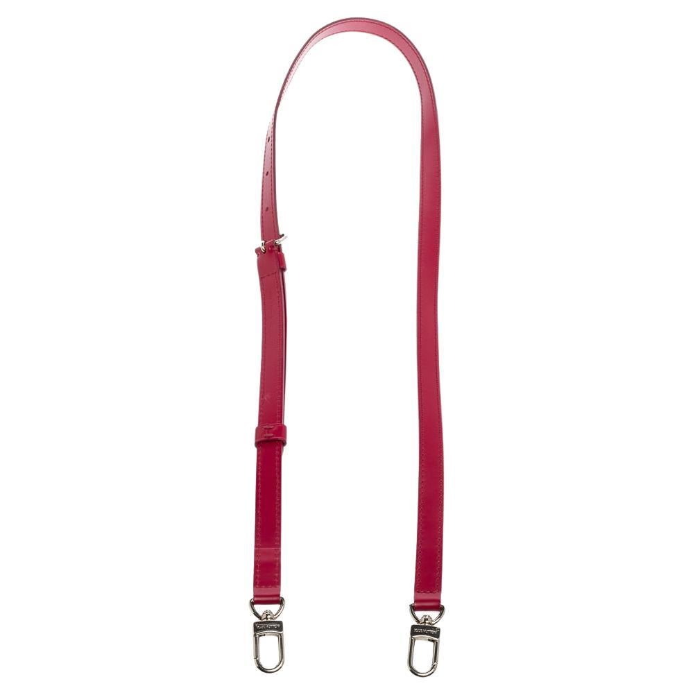 Pink Fixed Crossbody Vachetta Shoulder Strap Replacement For Louis Vuitton