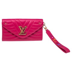 Louis Vuitton Fuchsia Leather New Wave Long Wallet