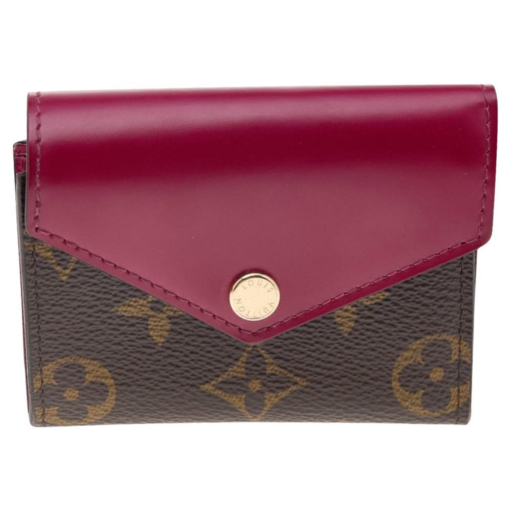 Louis Vuitton Fuchsia Monogram Canvas and Leather Zoe Wallet at 1stDibs