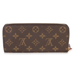 Louis Vuitton Fuchsia Monogram Canvas Clemence Wallet