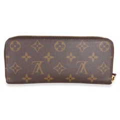 Louis Vuitton Fuchsia Monogram Canvas Clemence Wallet