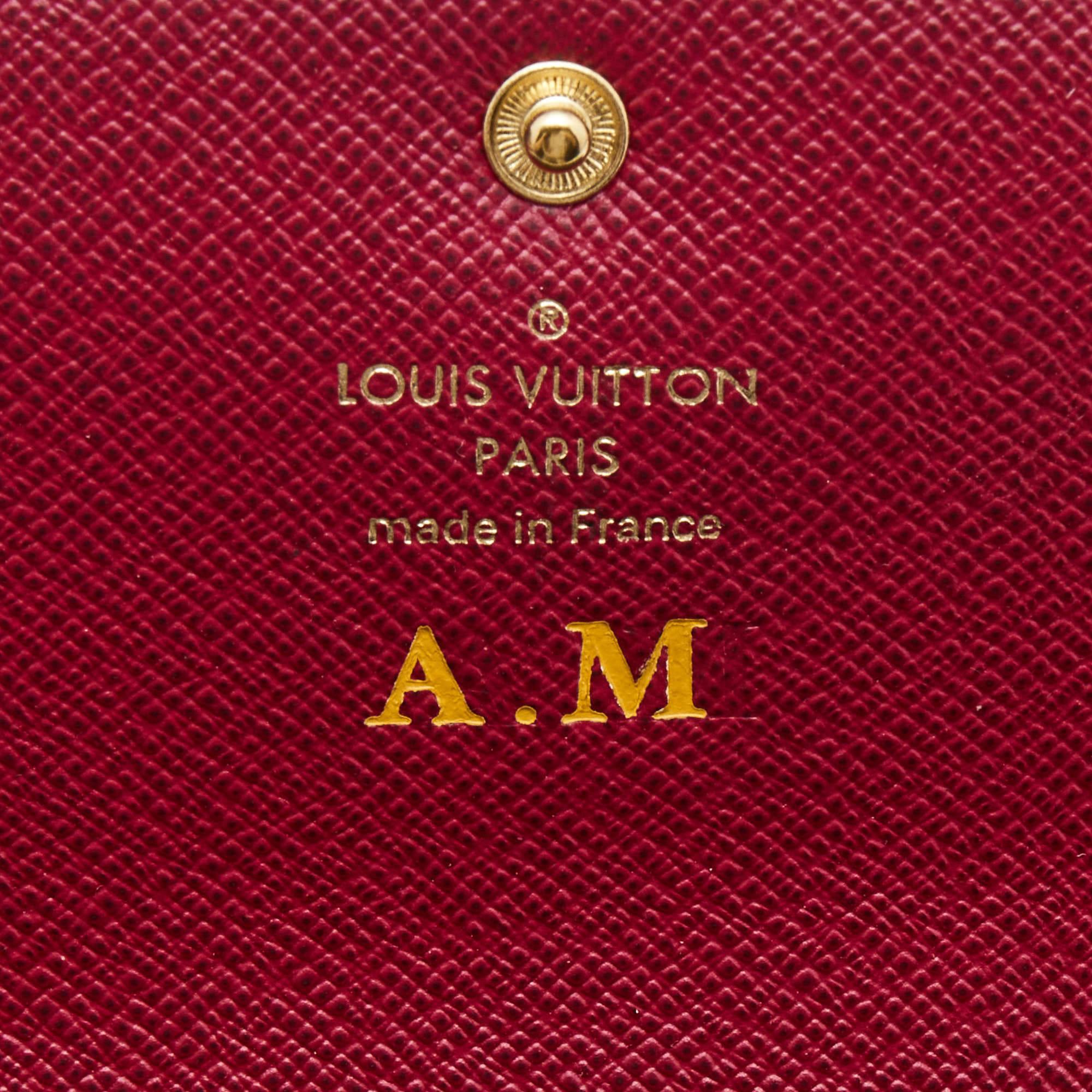 Louis Vuitton Fuchsia Monogram Canvas Emilie Wallet 4