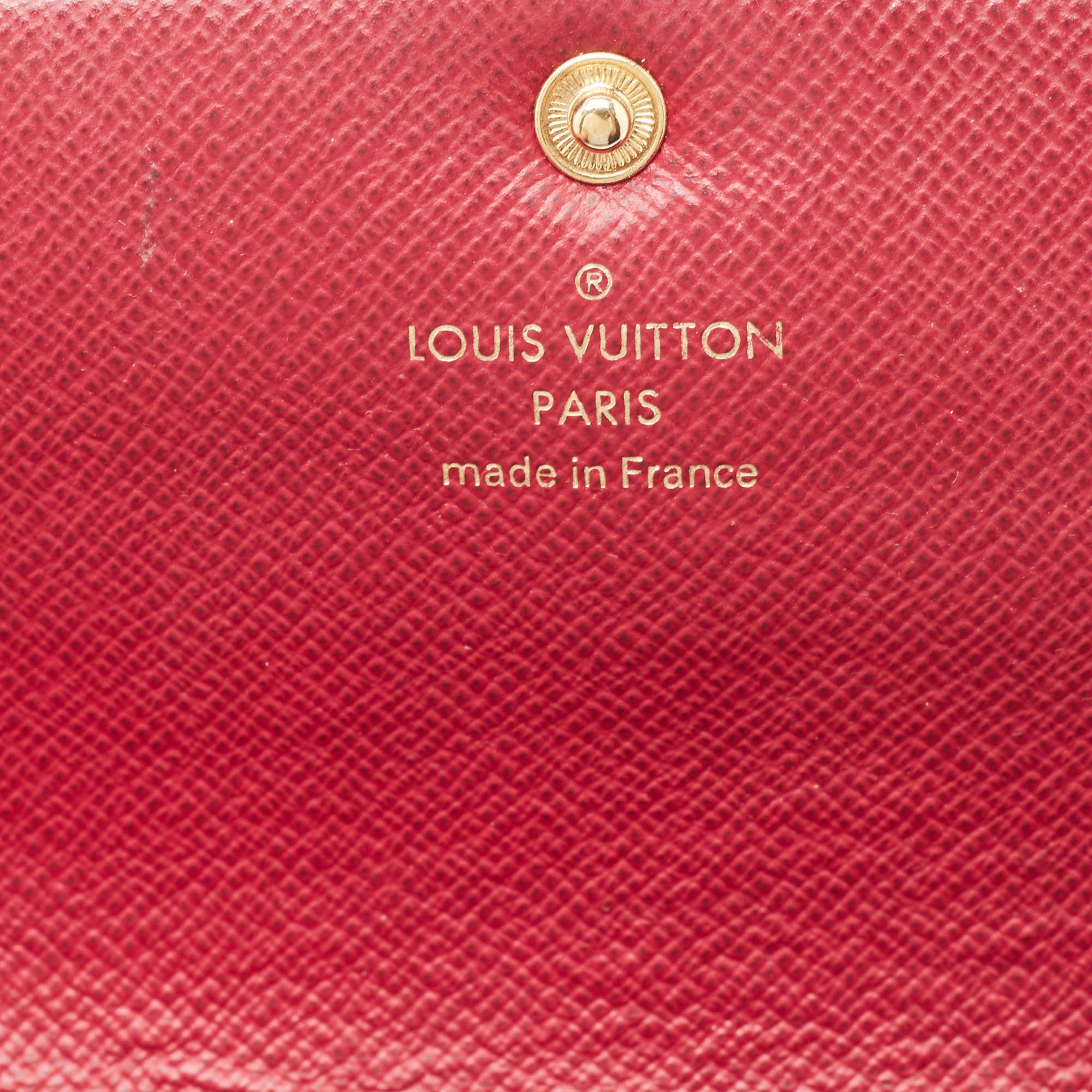 Louis Vuitton Fuchsia Monogram Canvas Emilie Wallet 3