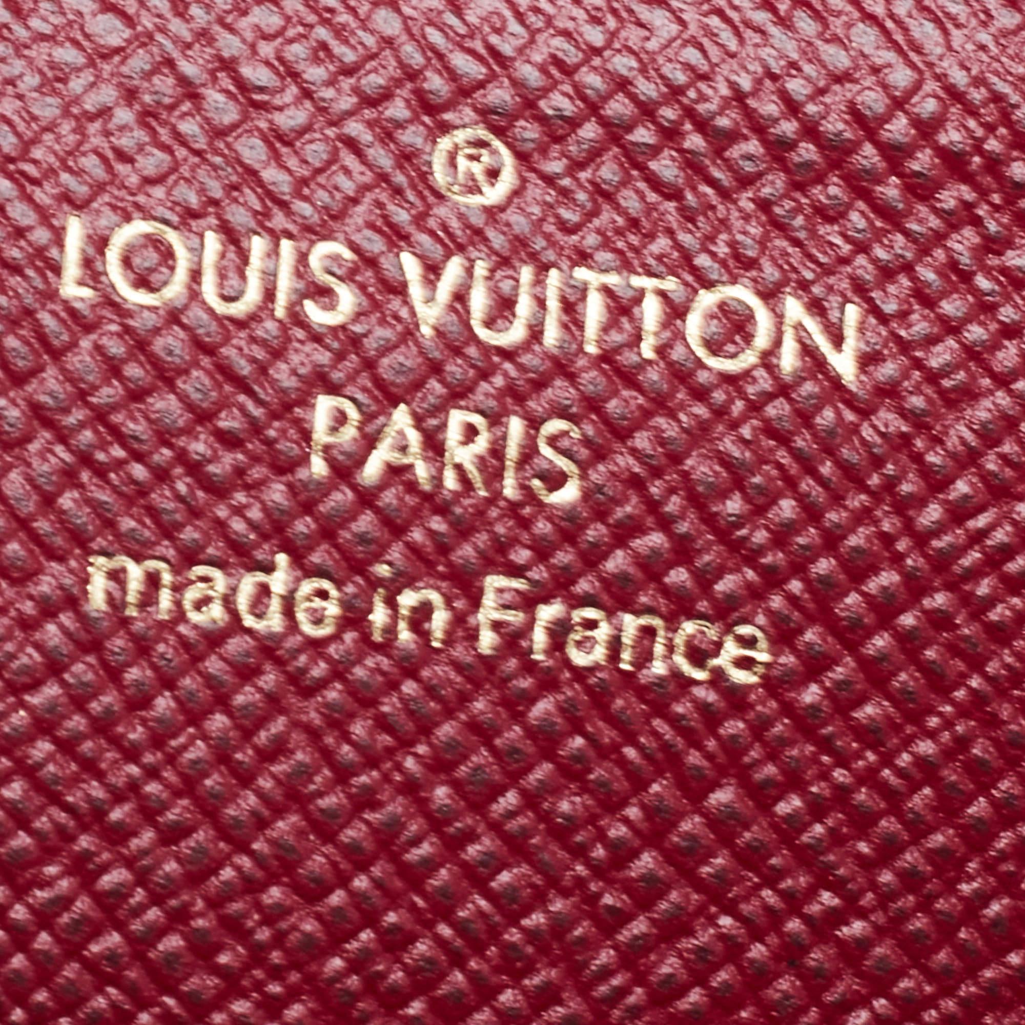 Louis Vuitton Fuchsia Monogram Canvas Multicartes Zippy Wallet 5