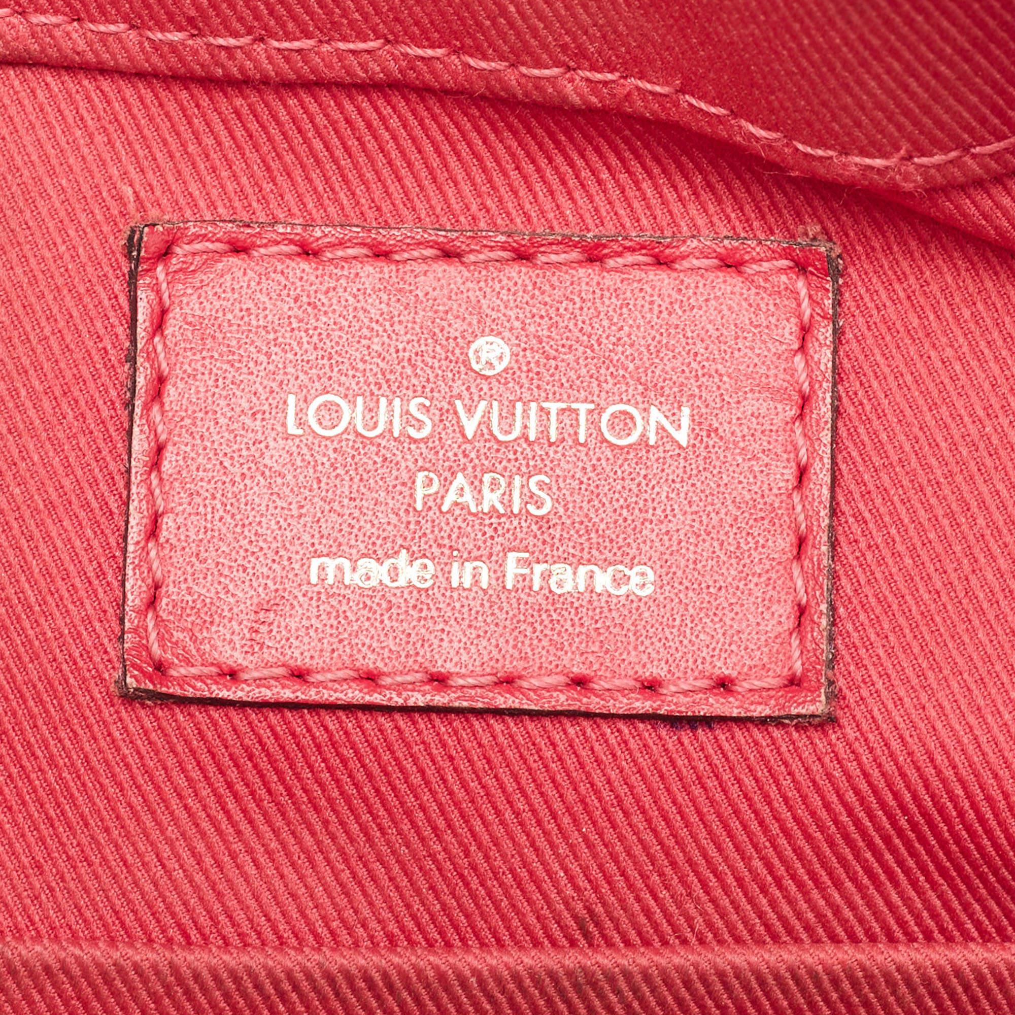 Louis Vuitton Fuchsia Monogram Canvas Saintonge Bag 9