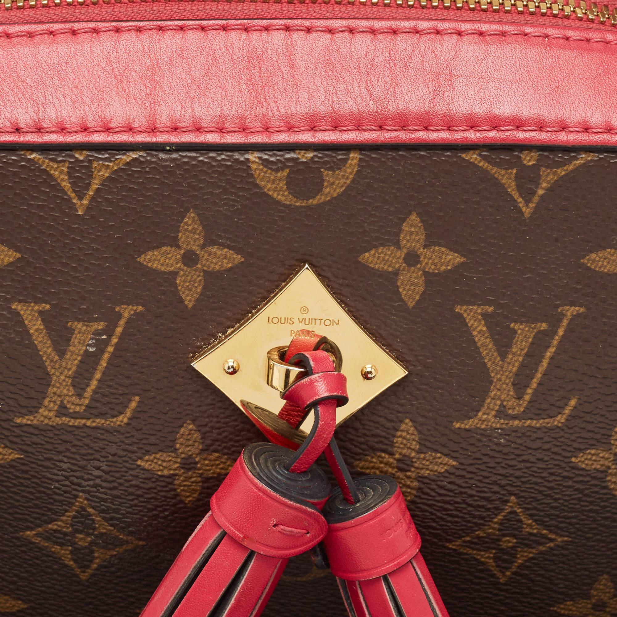 Louis Vuitton Fuchsia Monogram Canvas Saintonge Bag 1