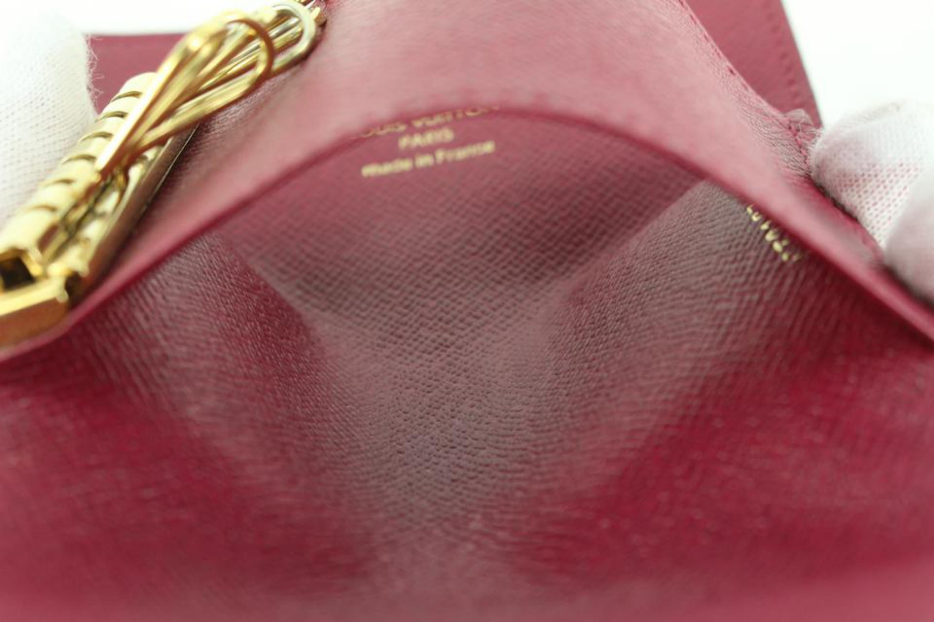 Louis Vuitton Fuchsia Monogram Multicles 6 Key Holder Case 7lz59s In Good Condition In Dix hills, NY