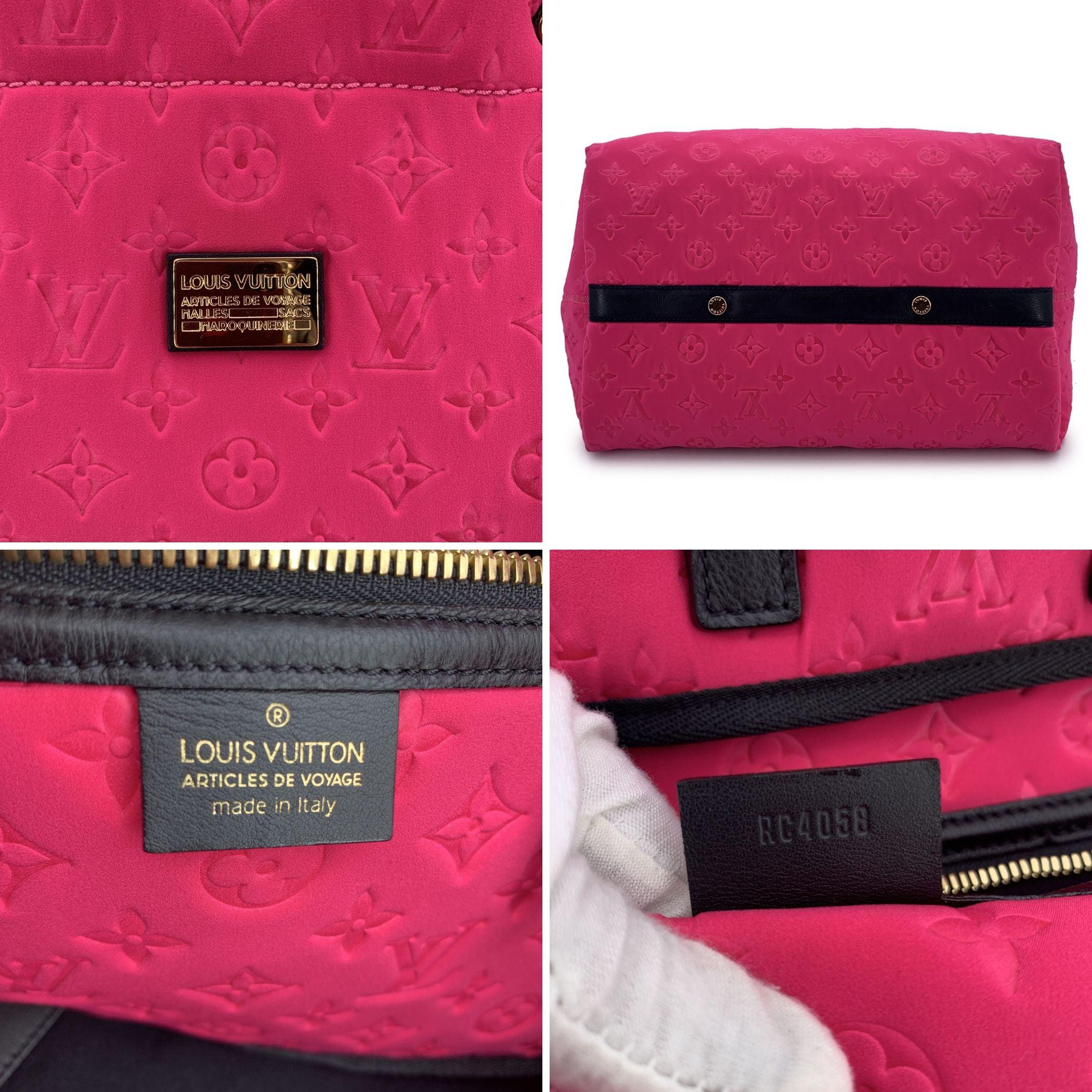 Louis Vuitton Fuchsia Monogram Neoprene Scuba MM Tote Bag In Excellent Condition In Rome, Rome