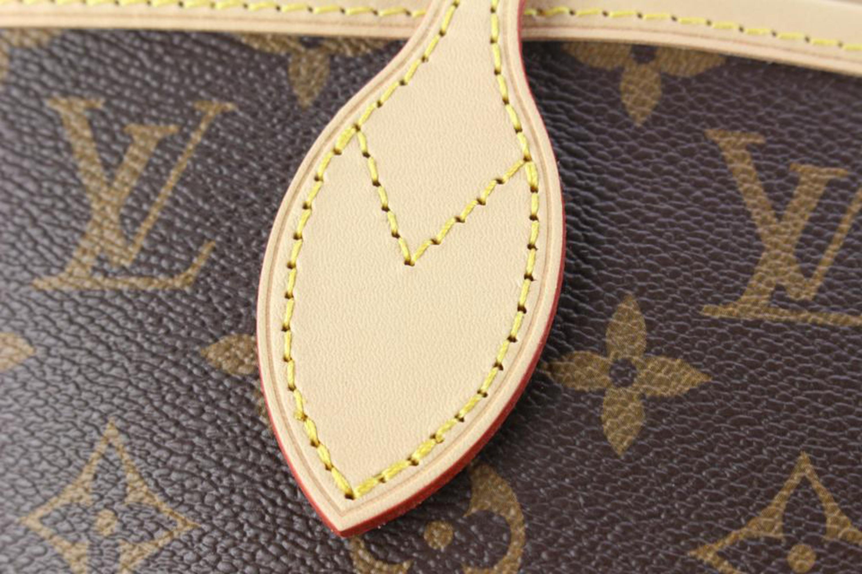 Brown Louis Vuitton Fuchsia Monogram Neverfull MM Tote Bag 98lz89s