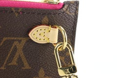 Louis Vuitton  Fuchsia Monogram Neverfull Pochette MM or GM 16lk824s