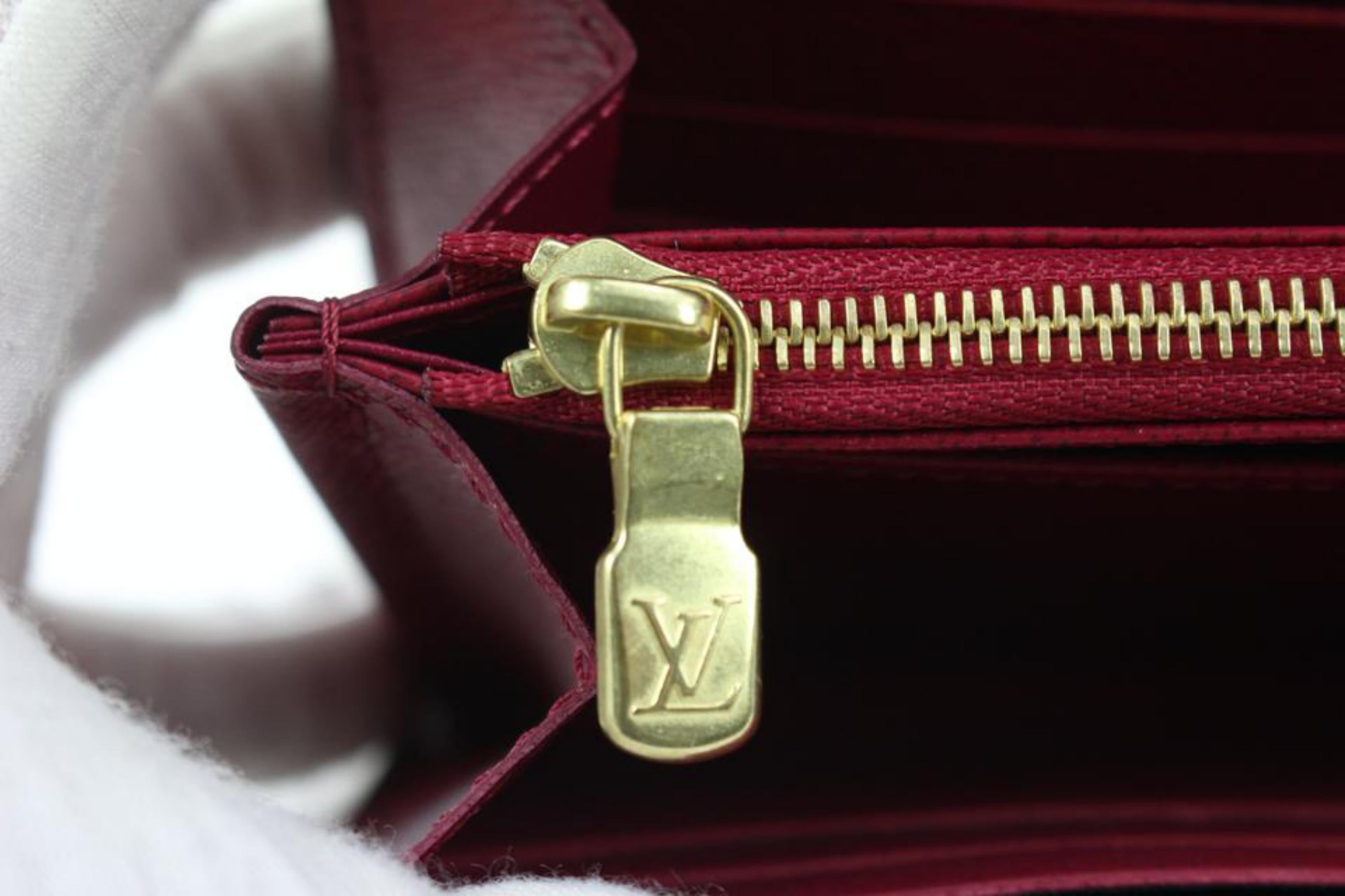 Louis Vuitton Fuchsia Monogram Sarah Long Flap Wallet 32lv217s 3
