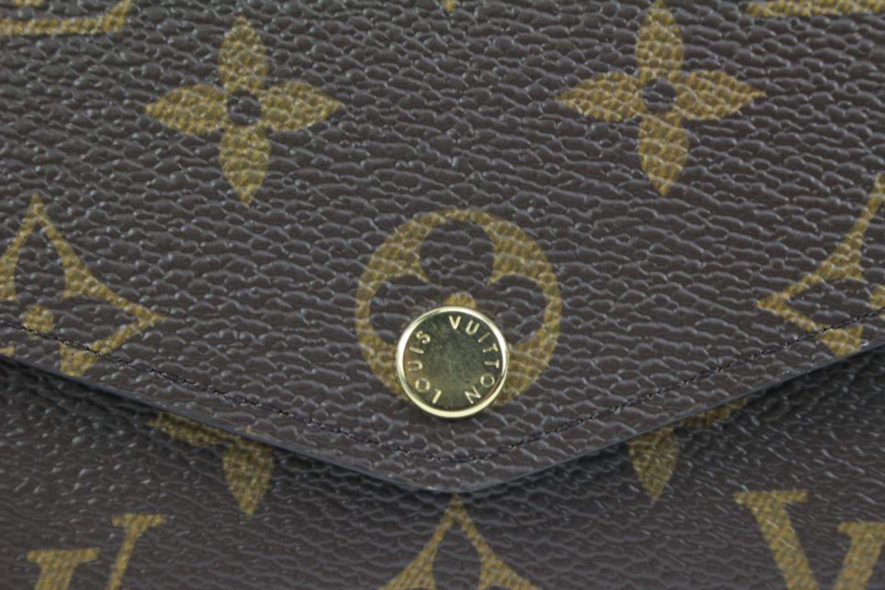Louis Vuitton Fuchsia Monogram Sarah Long Flap Wallet 32lv217s 4