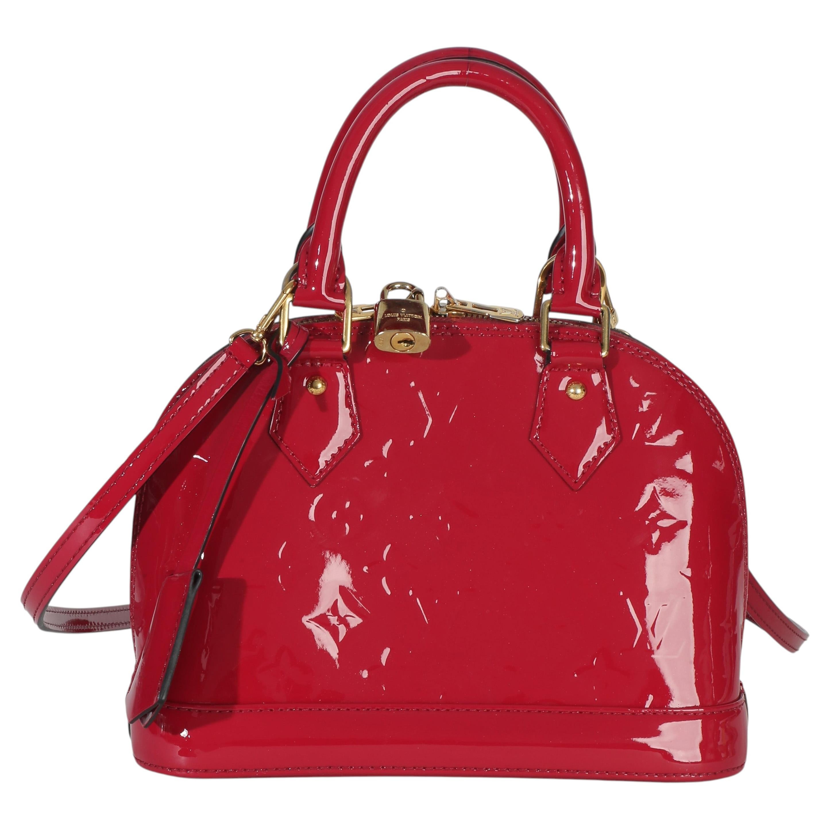 Louis Vuitton Fuchsia Monogram Vernis Alma BB