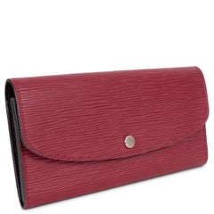 LOUIS VUITTON Fuchsia pink Epi leather EMILIE Wallet