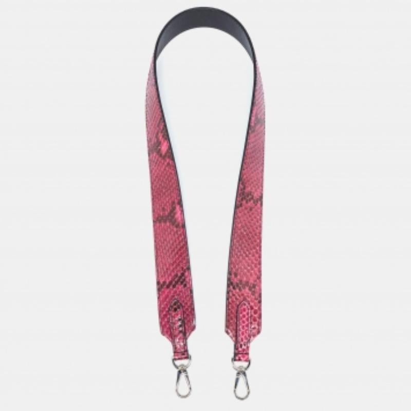 Rose Louis Vuitton Bandoulière Fuchsia Python Sac à bandoulière en vente