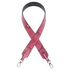 Louis Vuitton Fuchsia Python Bandoulière Shoulder Bag Strap
