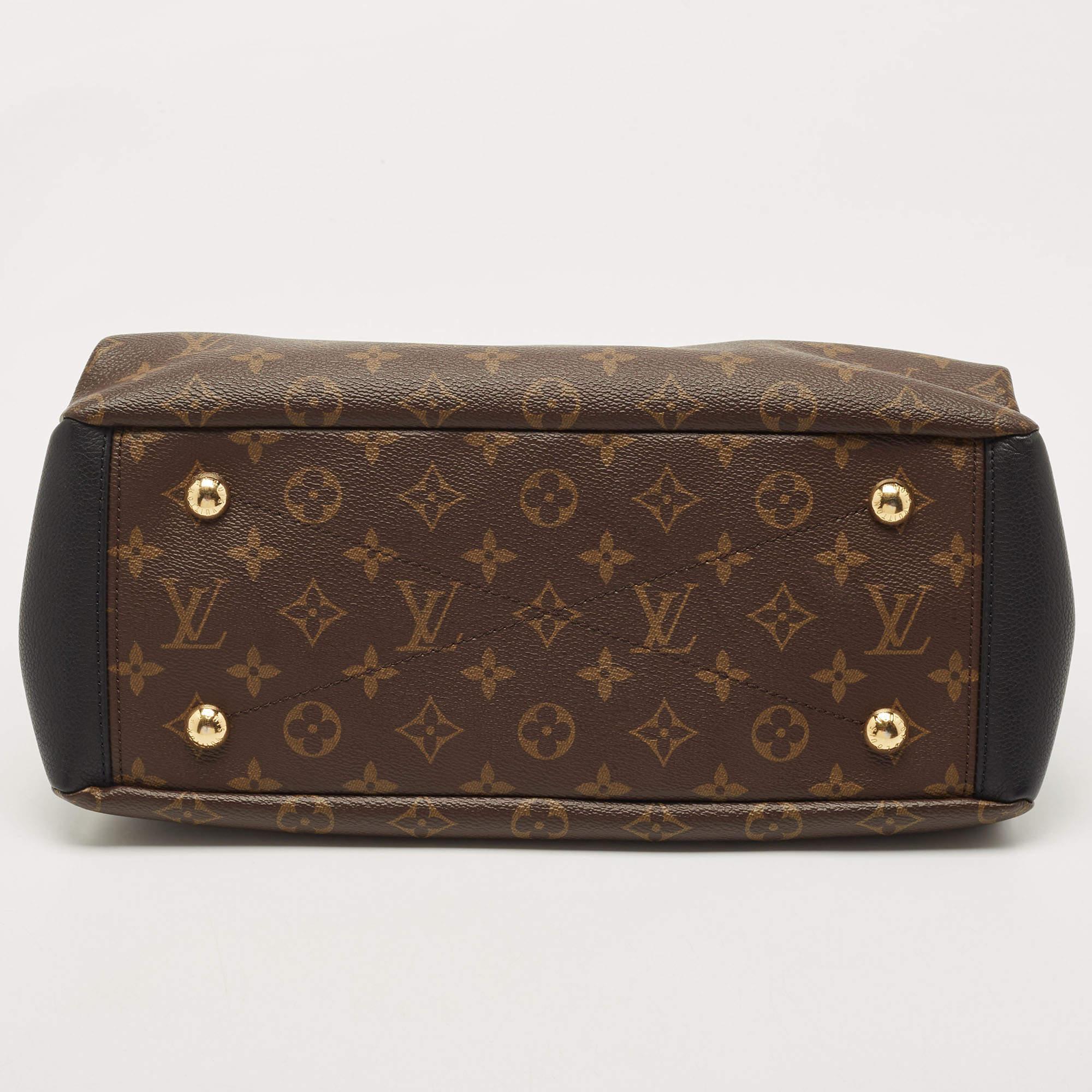 Louis Vuitton Sac Pallas MM en toile avec monogramme Marine
