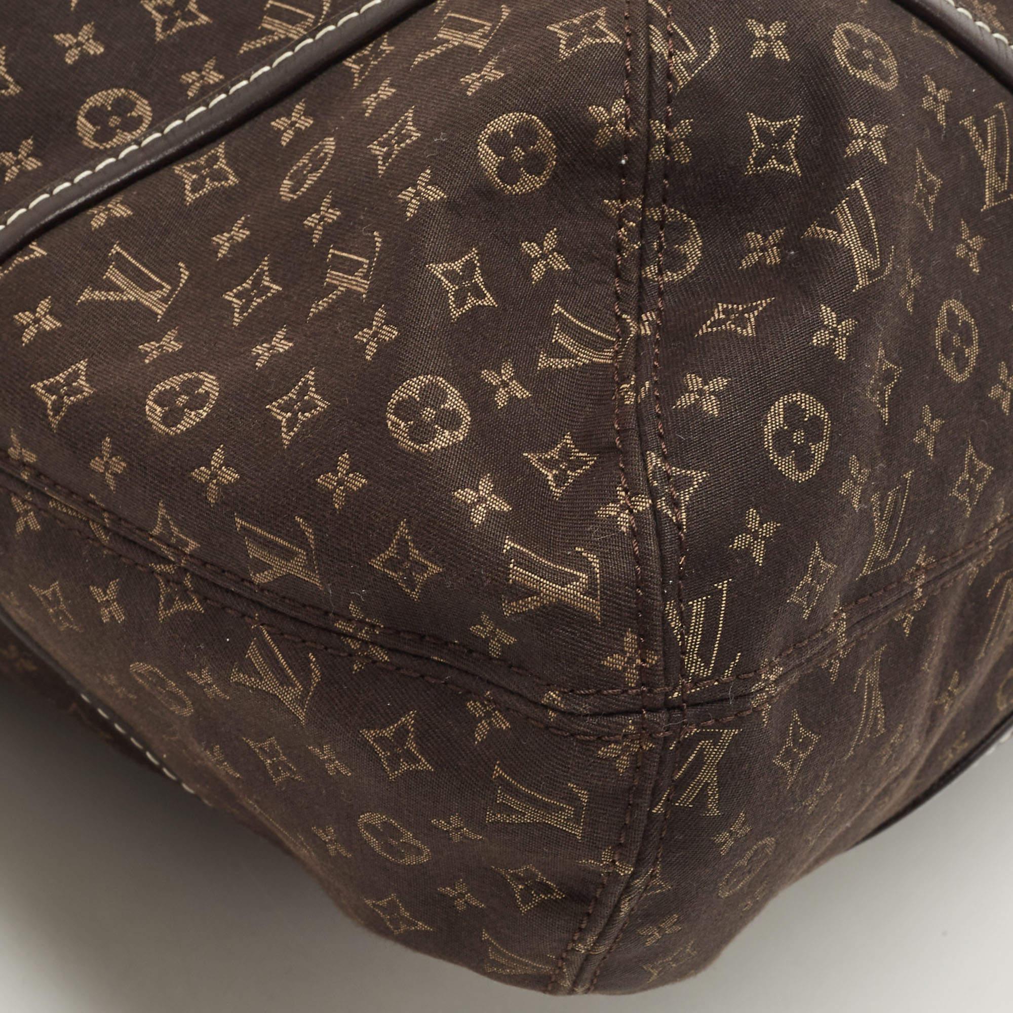 Louis Vuitton Fusain Monogrammierte Idylle Canvas Elegie-Tasche aus Segeltuch 10