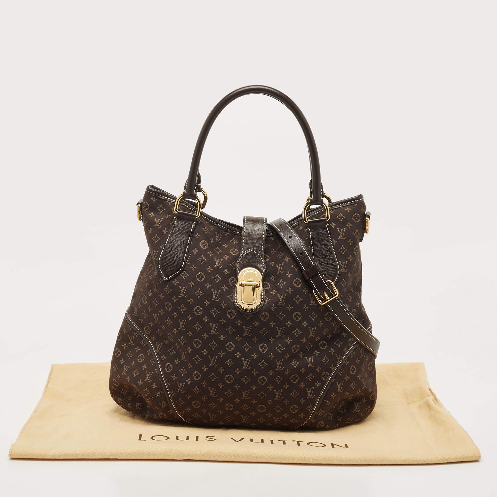 Louis Vuitton Fusain Monogram Idylle Canvas Elegie Bag For Sale 13