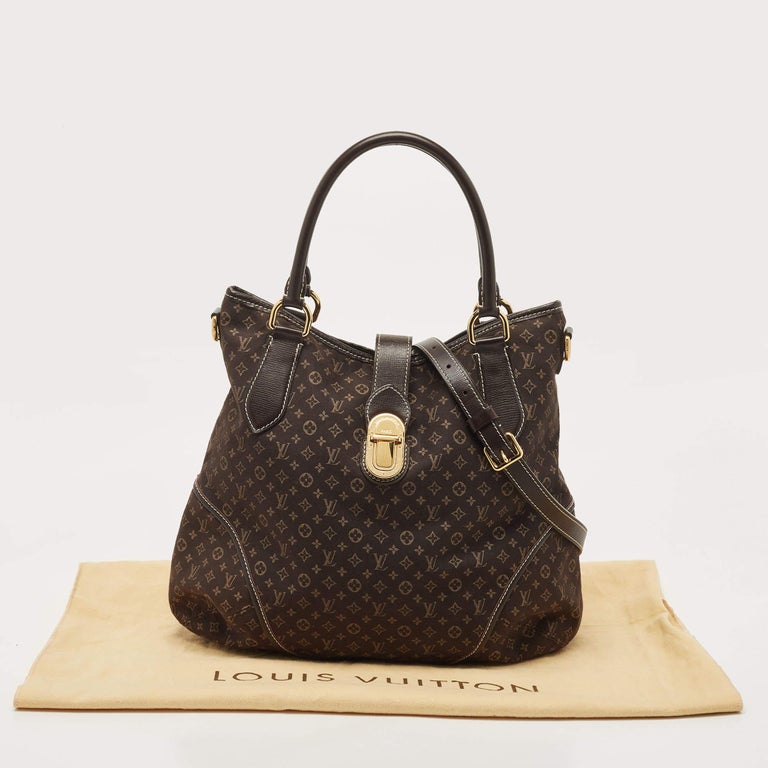 Louis Vuitton Fusain Monogram Idylle Canvas Elegie Bag For Sale at