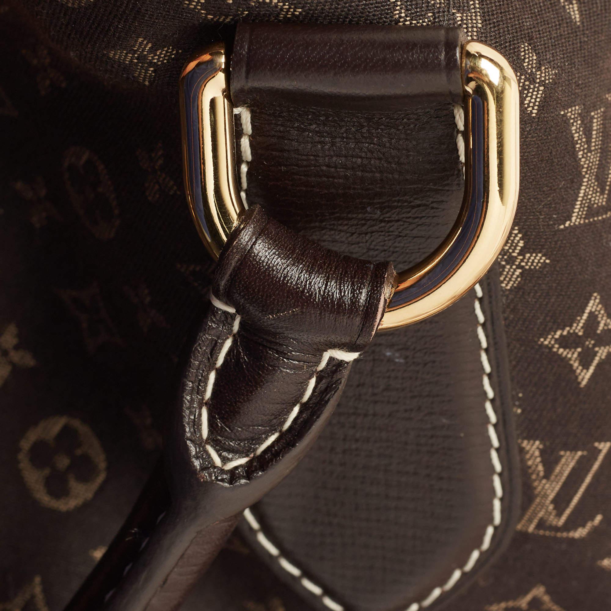Louis Vuitton Fusain Monogrammierte Idylle Canvas Elegie-Tasche aus Segeltuch 2