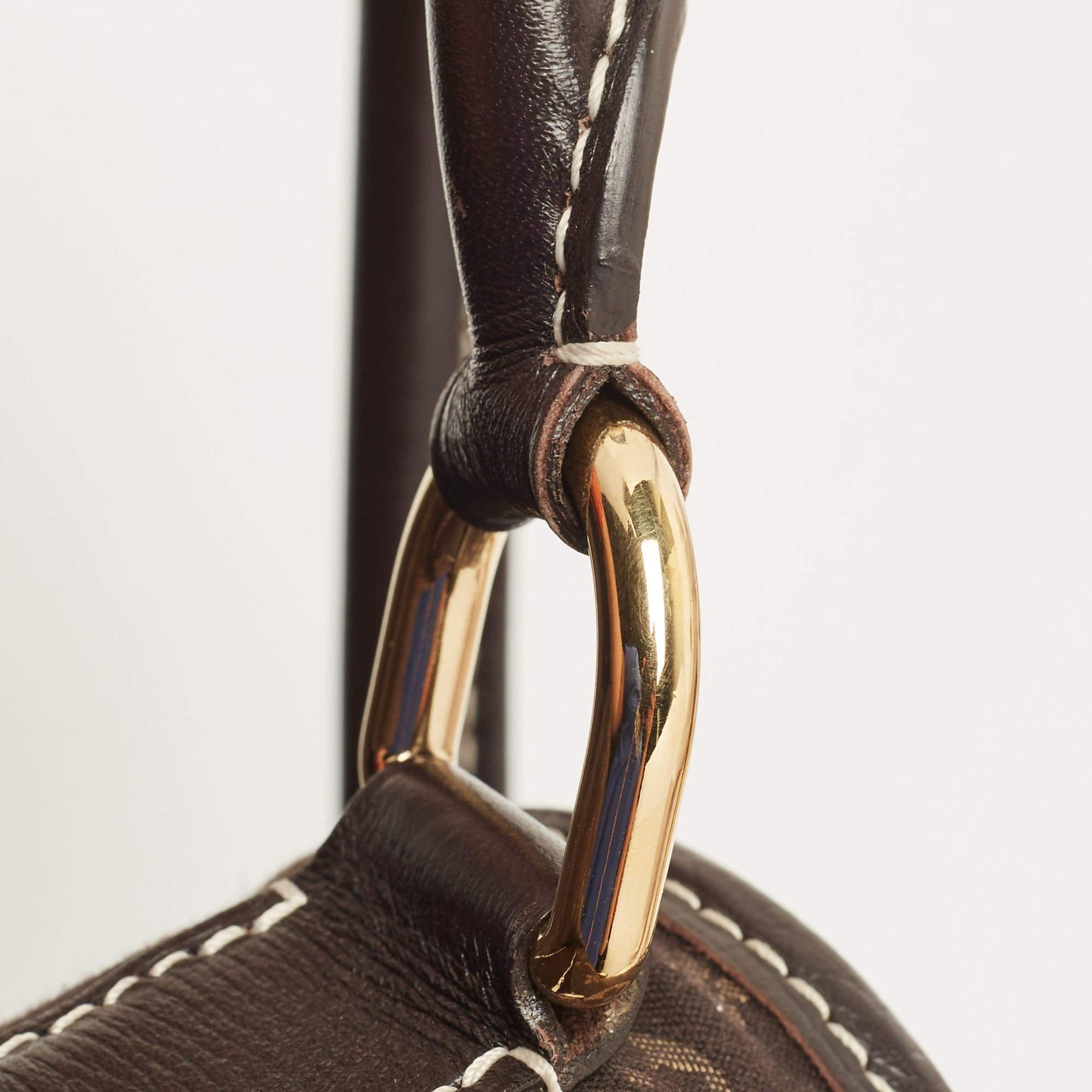 Louis Vuitton Fusain Monogrammierte Idylle Canvas Elegie-Tasche aus Segeltuch 3