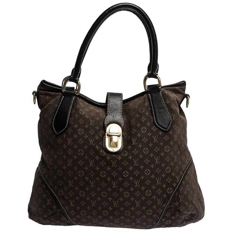 Louis Vuitton Fusain Monogram Idylle Canvas Elegie Bag For Sale at 1stDibs