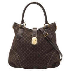 Used Louis Vuitton Fusain Monogram Idylle Canvas Elegie Bag
