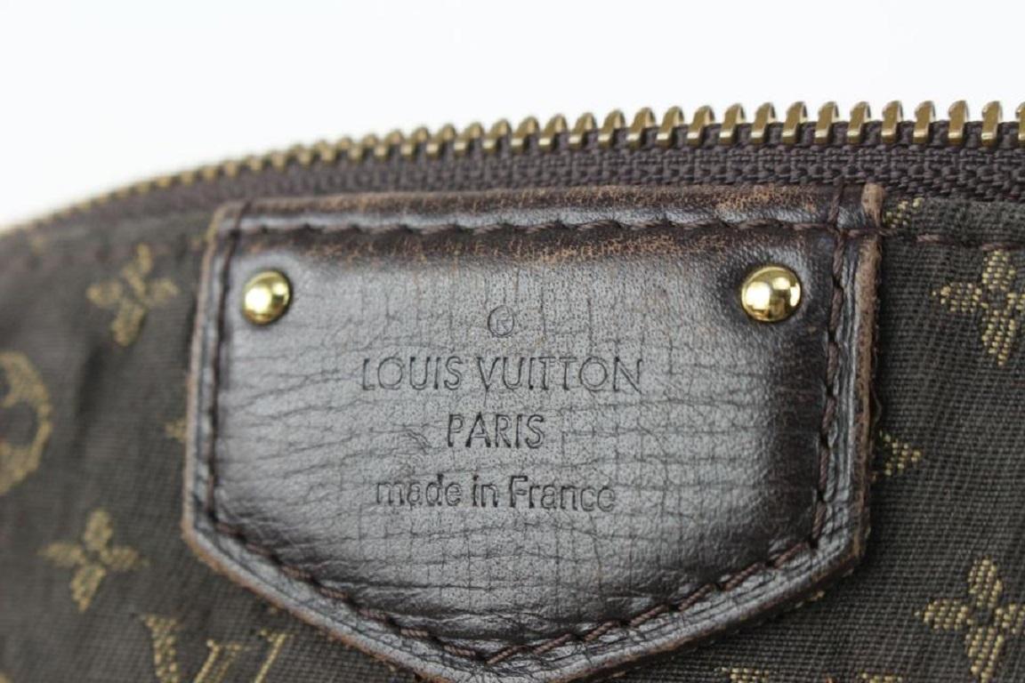 Louis Vuitton Fusain Monogram Idylle Mini Lin Canvas Ballade MM 108lv5 In Good Condition For Sale In Dix hills, NY
