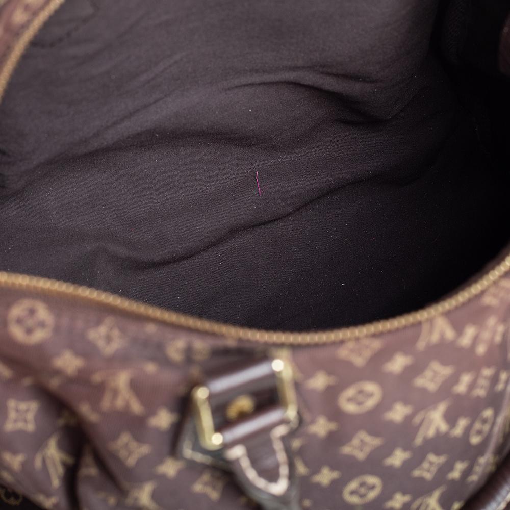 Louis Vuitton Fusain Monogram Mini Lin Canvas Speedy 30 Bag 2