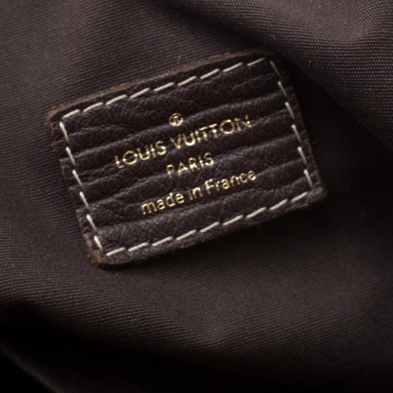 Louis Vuitton Fusain Monogram Mini Lin Manon MM Bag 4