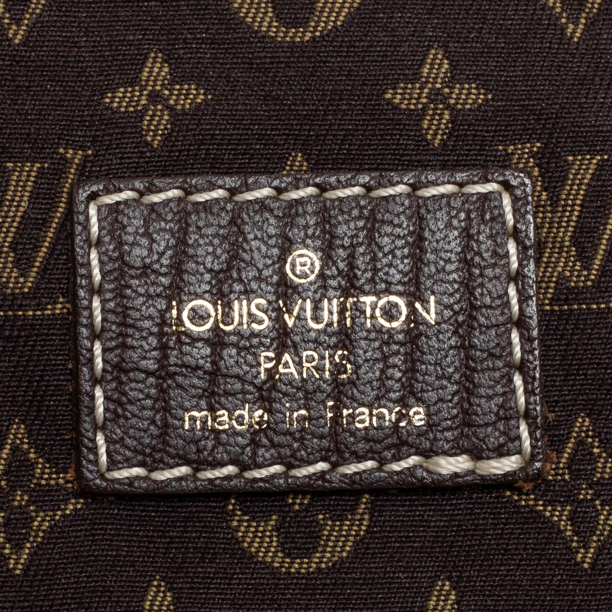 Louis Vuitton Fusain Monogram Mini Lin Saumur Shoulder Bag 4