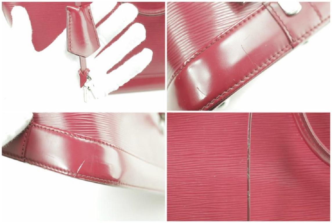 Louis Vuitton Fuschia Epi Leather Alma GM 7LV92 For Sale 1