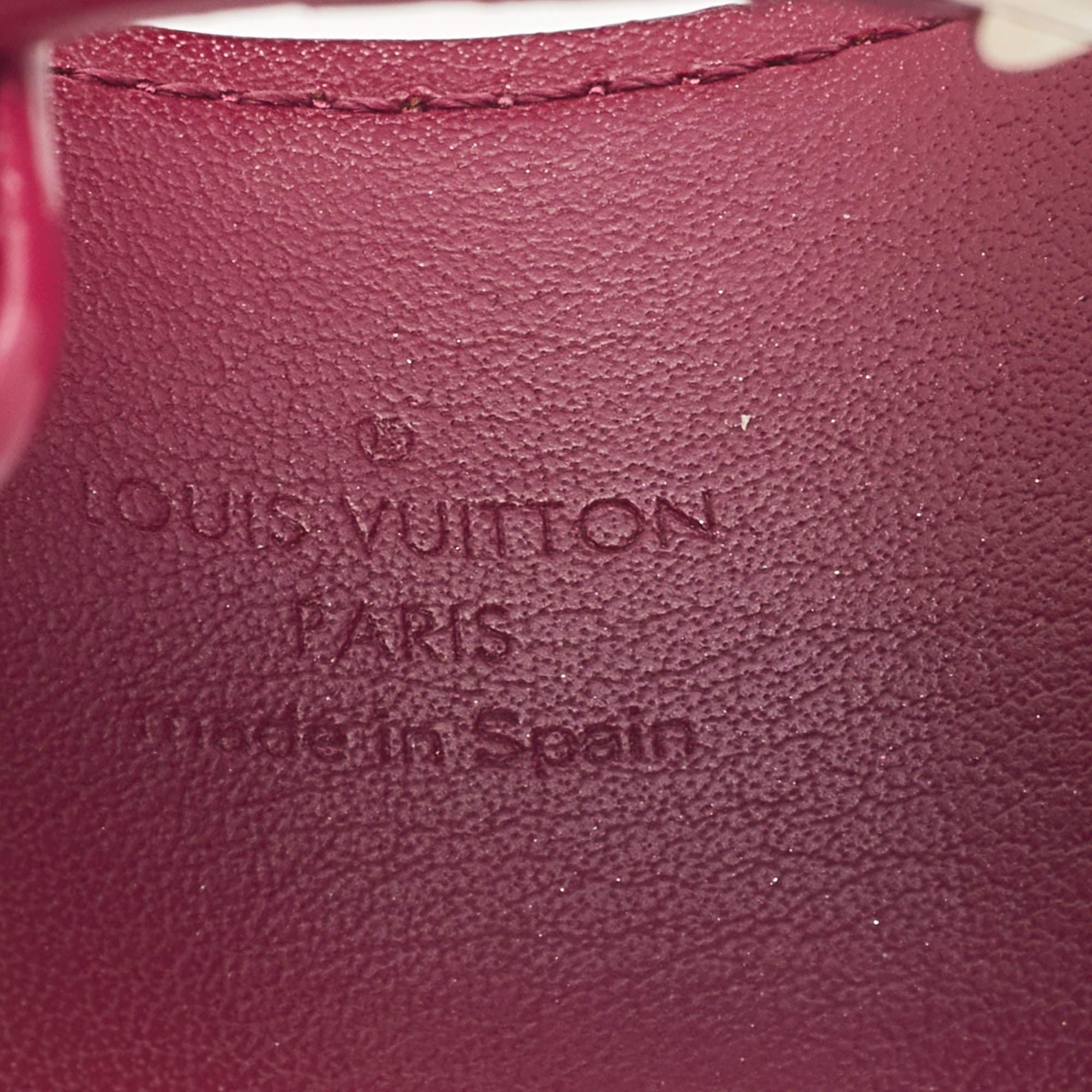 Louis Vuitton Fuschia Rosa Vernis Unendlichkeits-Gold-Manschettenarmband 17 Damen im Angebot