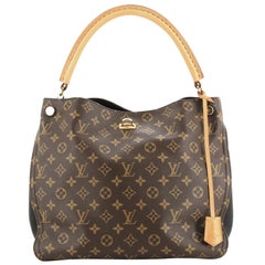 Louis Vuitton Gaia Handbag Monogram Canvas