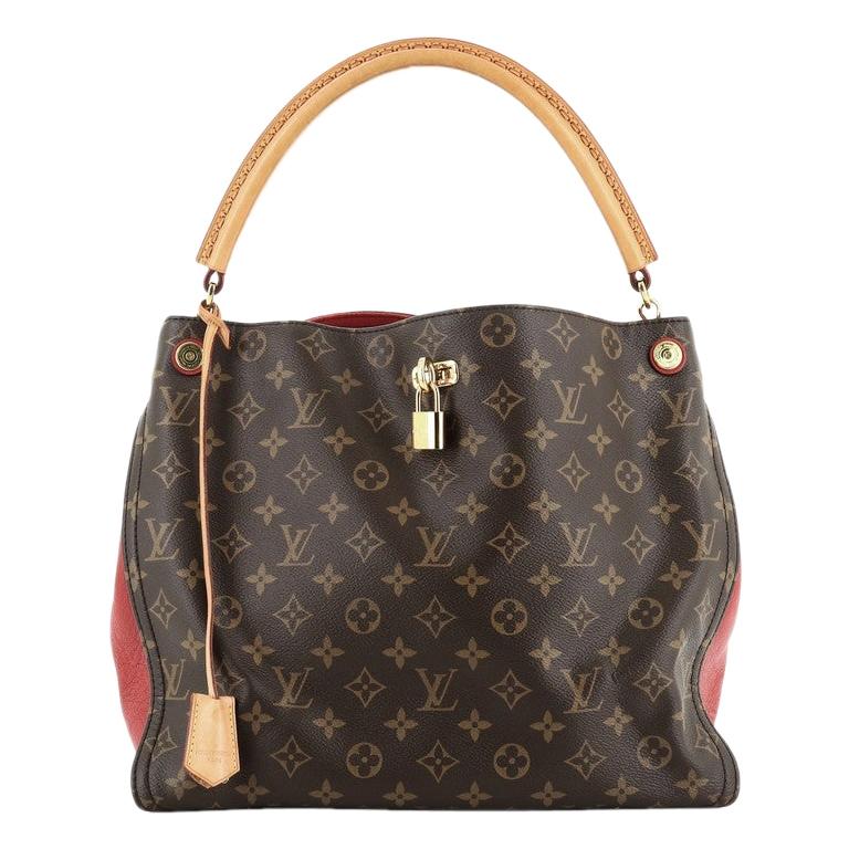 Louis Vuitton Gaia Handbag Monogram Canvas