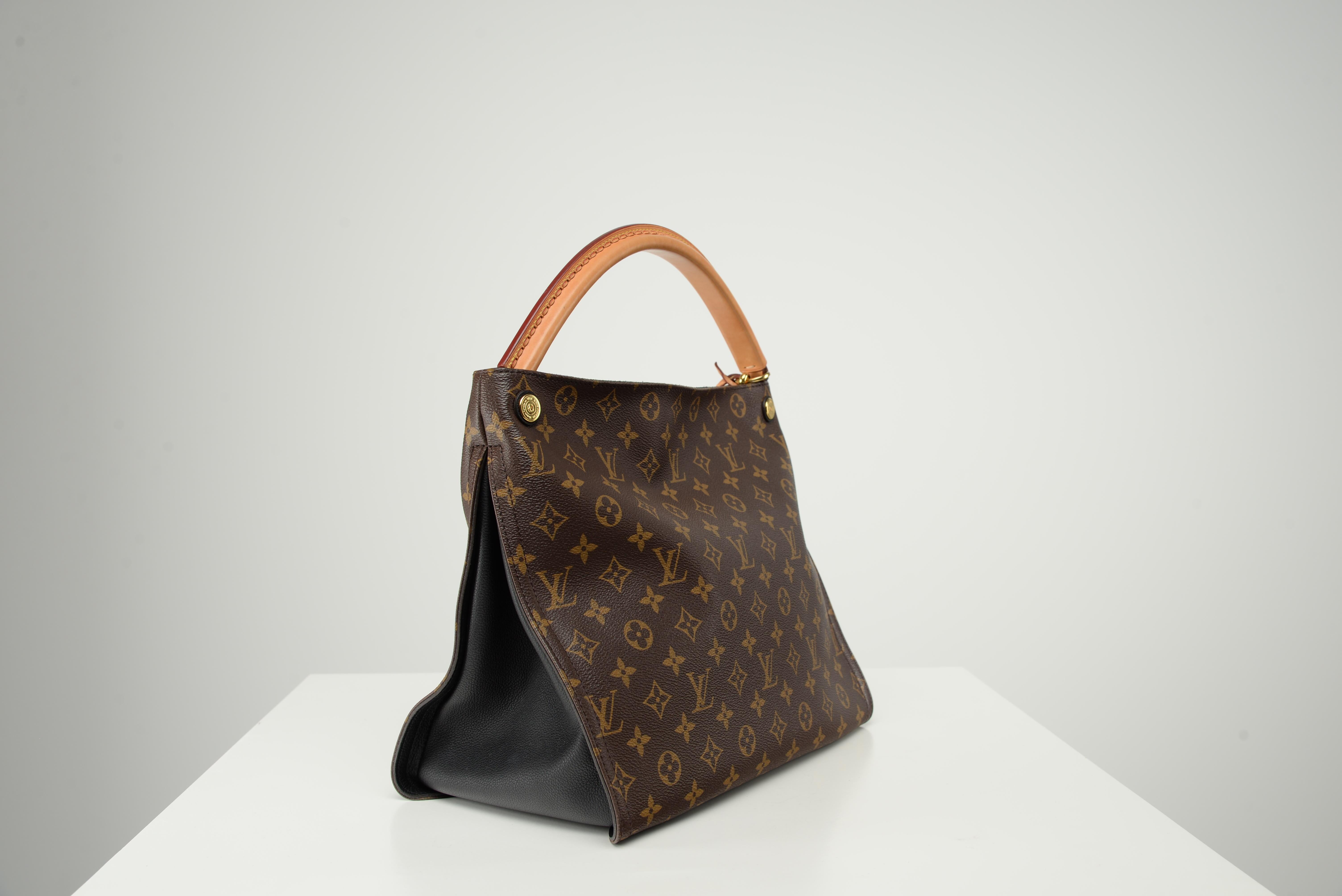 Black Louis Vuitton Gaia MNG Bag Monogram Canvas