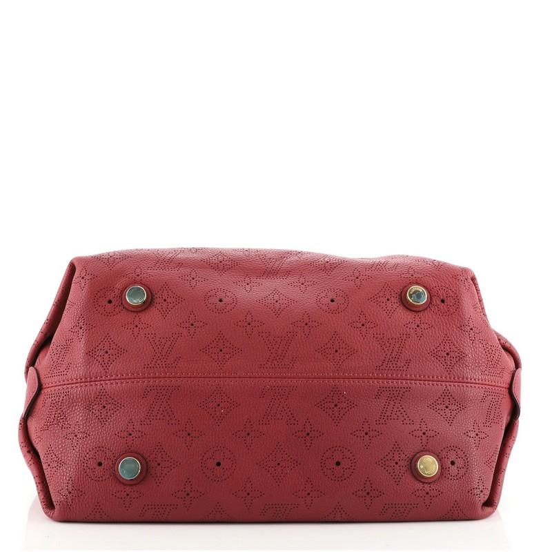 Louis Vuitton Galatea Handbag Mahina Leather MM In Good Condition In NY, NY