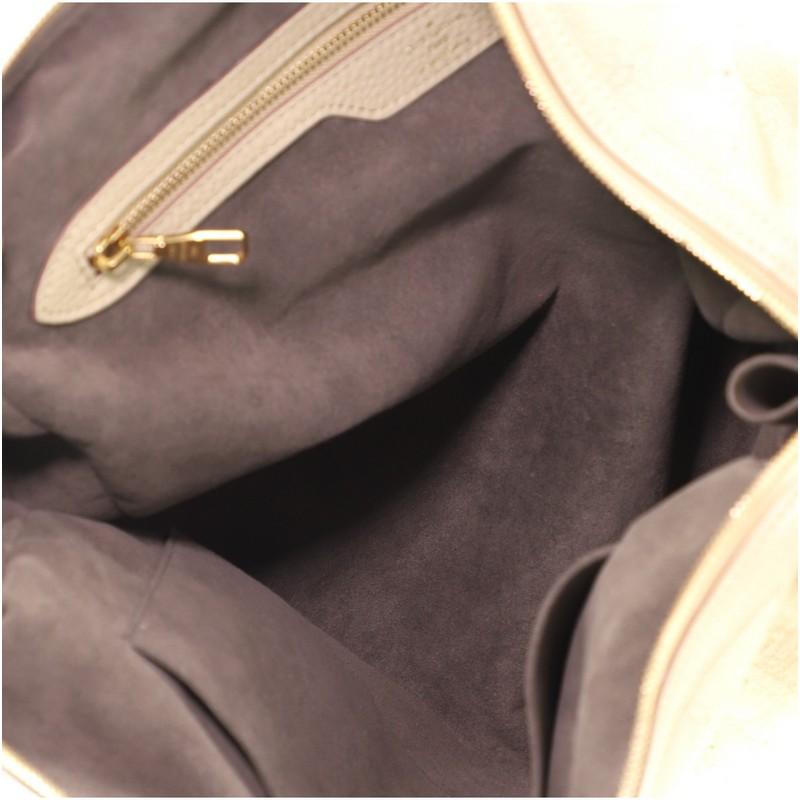 Louis Vuitton Galatea Handbag Mahina Leather MM In Good Condition In NY, NY