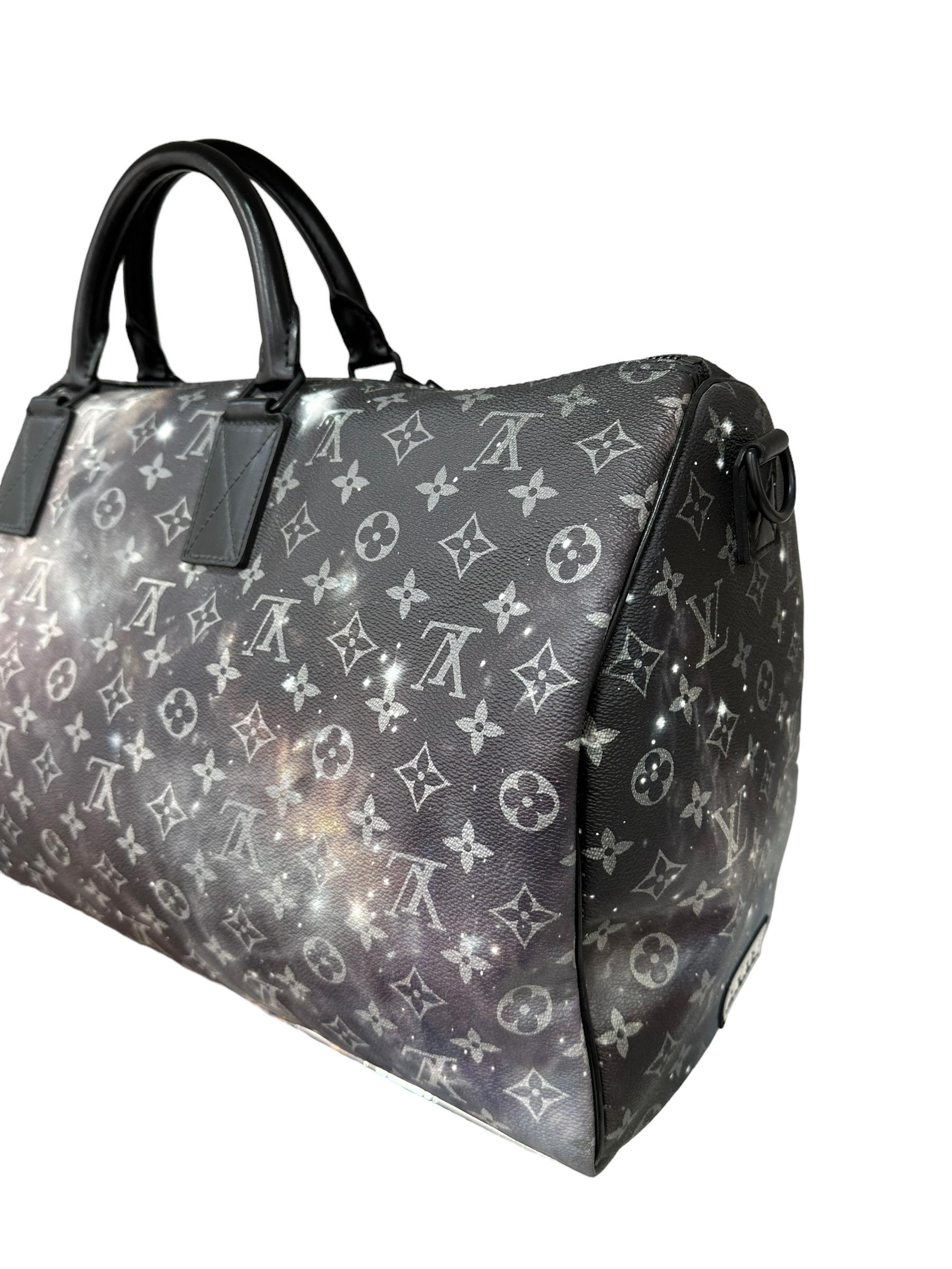 Louis Vuitton Galaxy Keepall Bandouliere 50 Limited Edition Travel Bag For Sale 6