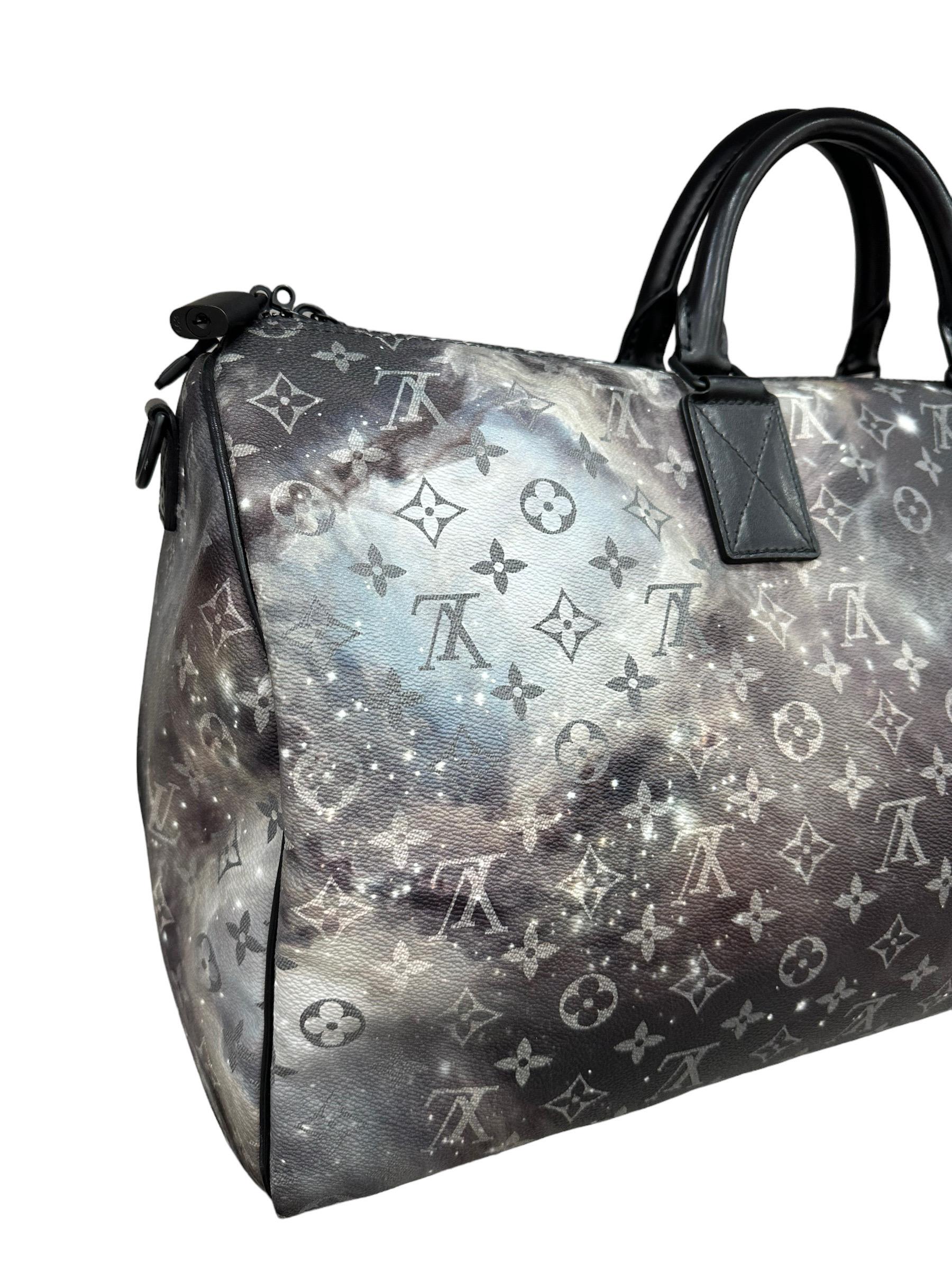 Louis Vuitton Galaxy Keepall Bandouliere 50 Limited Edition Travel Bag For Sale 9