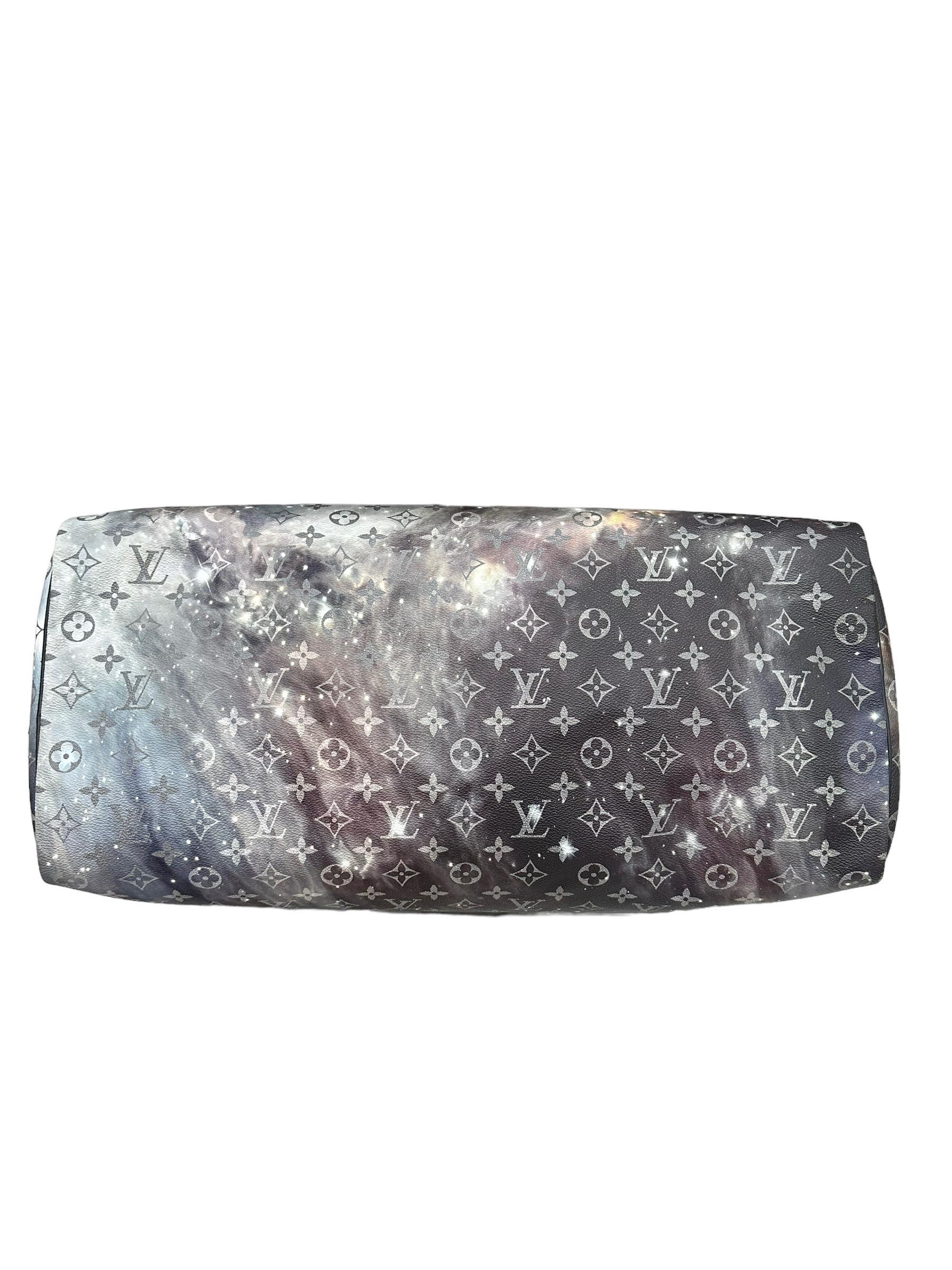 Louis Vuitton Galaxy Keepall Bandouliere 50 Limited Edition Travel Bag For Sale 10